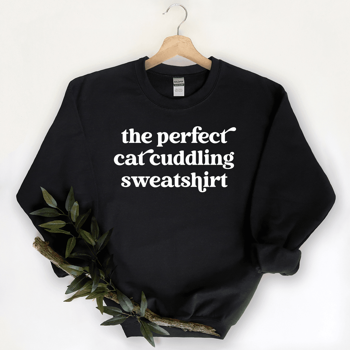 The Perfect Cat Cuddling Sweatshirt - Sweatshirt