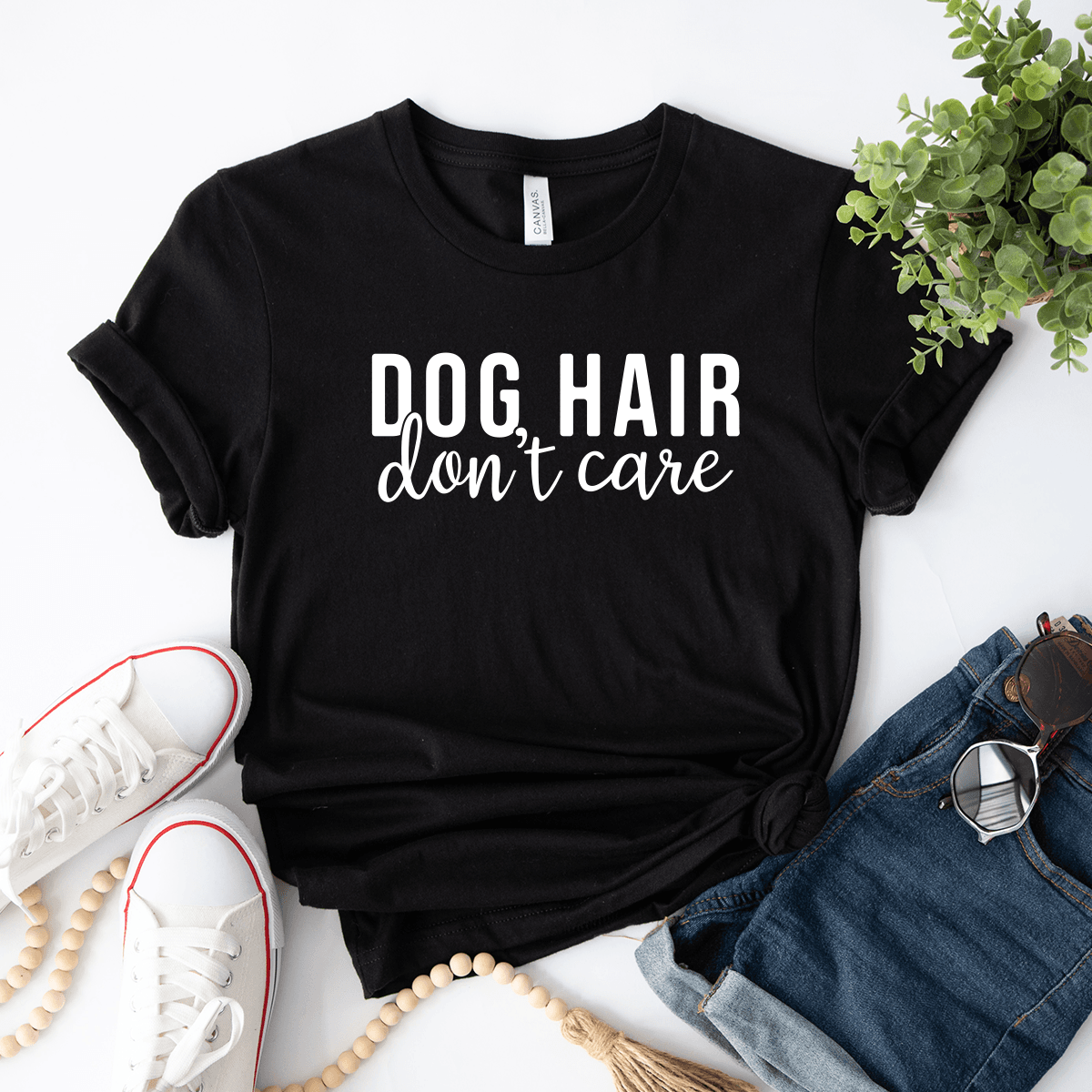 Dog Hair, Don't Care - Bella+Canvas Tee