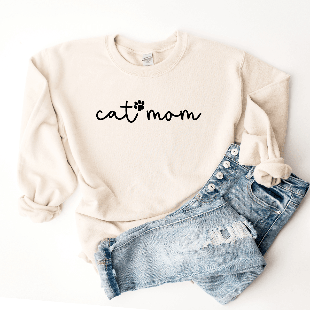 Cat Mom - Sweatshirt – Paw and Claw