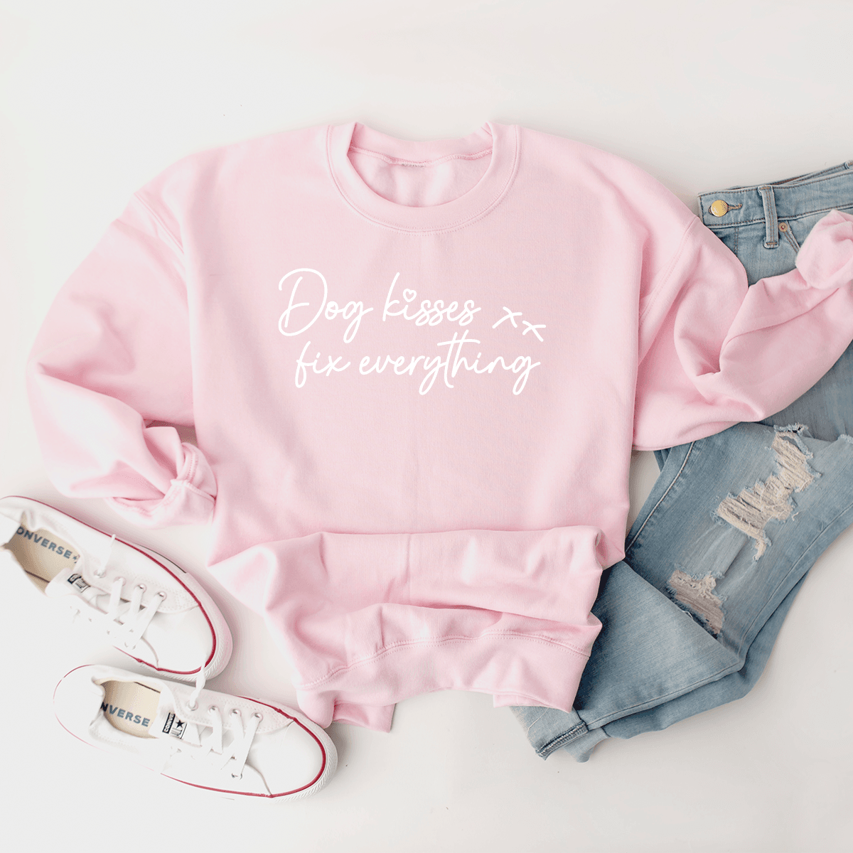 Dog Kisses Fix Everything - Sweatshirt – Paw and Claw