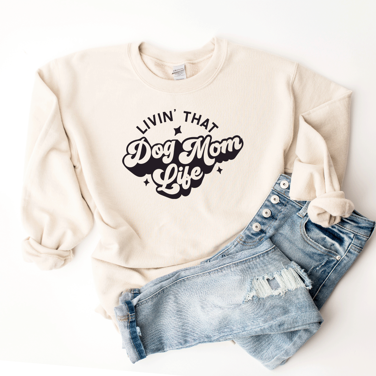 Livin' That Dog Mom Life - Sweatshirt