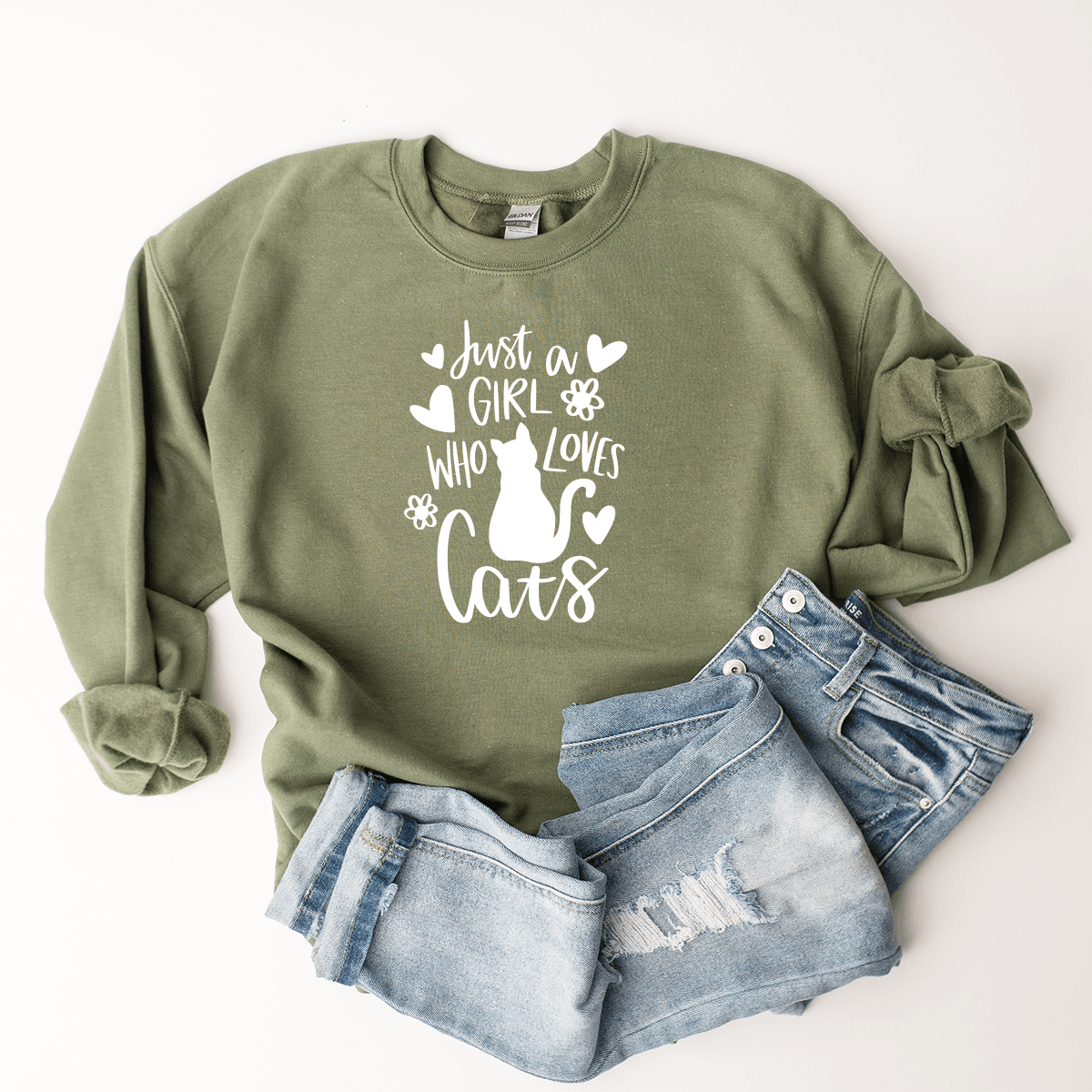 Just A Girl Who Loves Cats - Sweatshirt